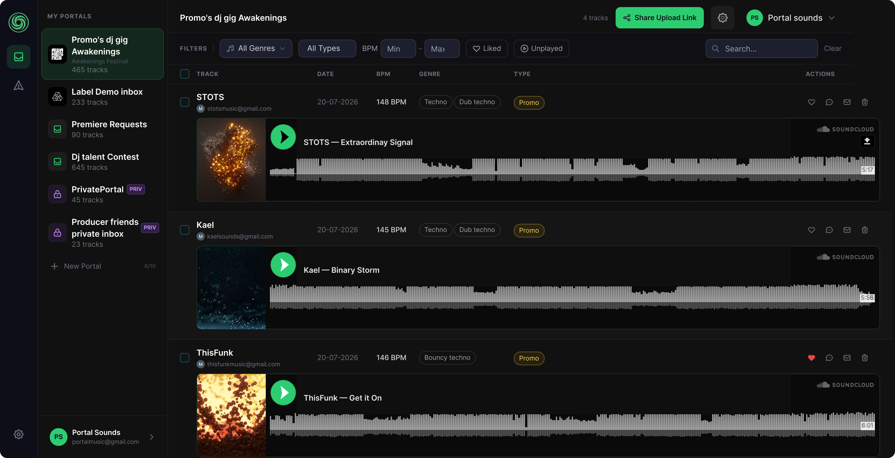 Dashboard UI